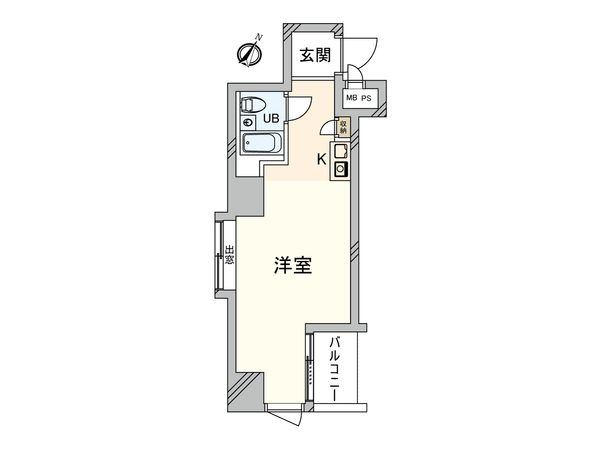 ライオンズマンション関内第5 間取図(平面図)