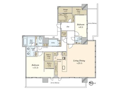 間取図(平面図)
