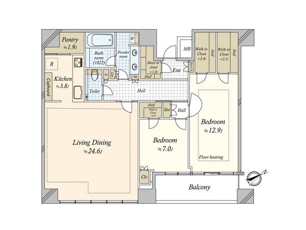 ザ・タワー横浜北仲 間取図(平面図) ザ・タワー横浜北仲 間取図(平面図)