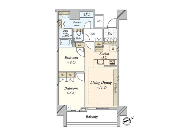 ザ・タワー横浜北仲 間取図(平面図) ザ・タワー横浜北仲 間取図(平面図)