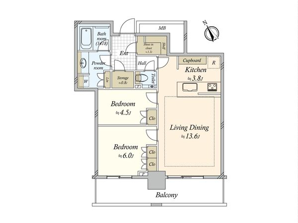ザ・タワー横浜北仲 間取図(平面図) ザ・タワー横浜北仲 間取図(平面図)