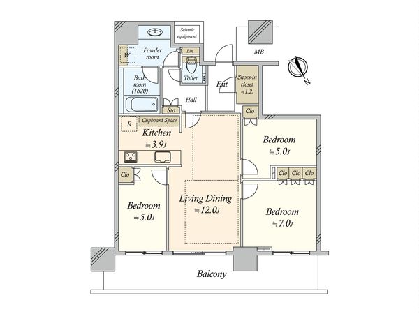 ザ・タワー横浜北仲 間取図(平面図)