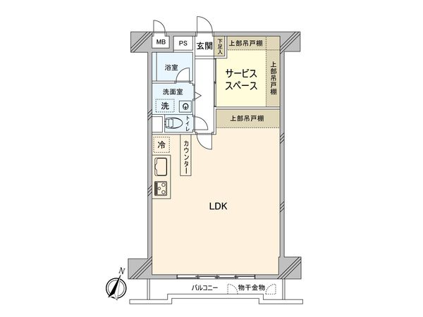 ライオンズプラザ横浜大通公園 間取図(平面図)
