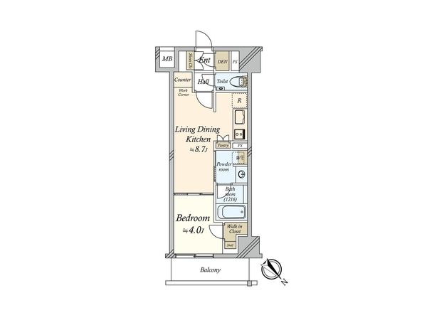 デュオステージ横濱伊勢佐木 間取図(平面図) デュオステージ横濱伊勢佐木 間取図(平面図)