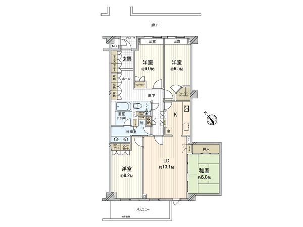東急ドエル・シーサイドコート鎌倉由比ケ浜 間取図(平面図) 東急ドエル・シーサイドコート鎌倉由比ケ浜 間取図(平面図)