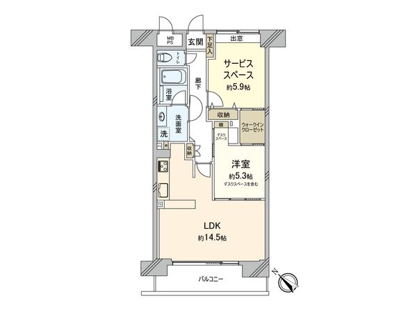 クレストフォルム横浜関内 間取図(平面図) クレストフォルム横浜関内 間取図(平面図)
