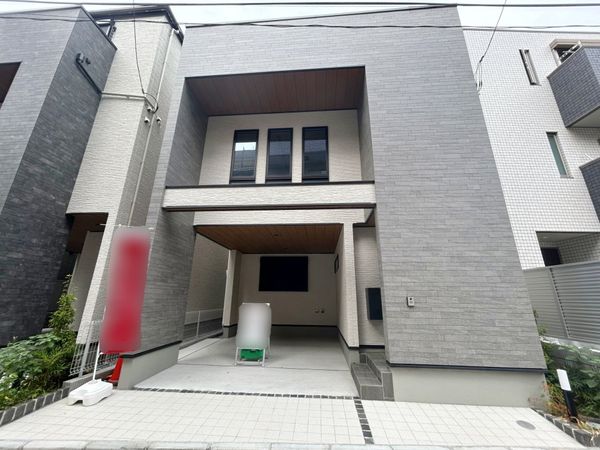 新宿区新小川町 新築戸建 外観