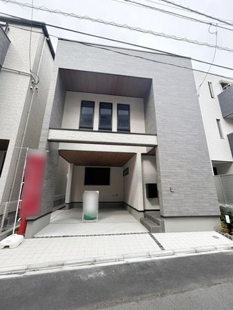 新宿区新小川町 新築戸建 外観