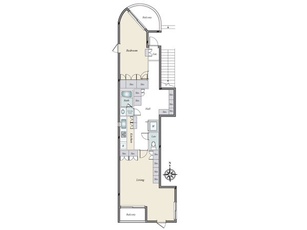 パトリシア信濃町テラス 間取図(平面図) 間取図(平面図)