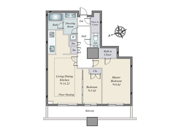白金タワー タワー棟 間取図(平面図) 白金タワー タワー棟 間取図(平面図)