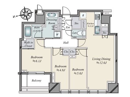 間取図(平面図)