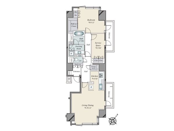 フォルム内藤町 間取図(平面図)