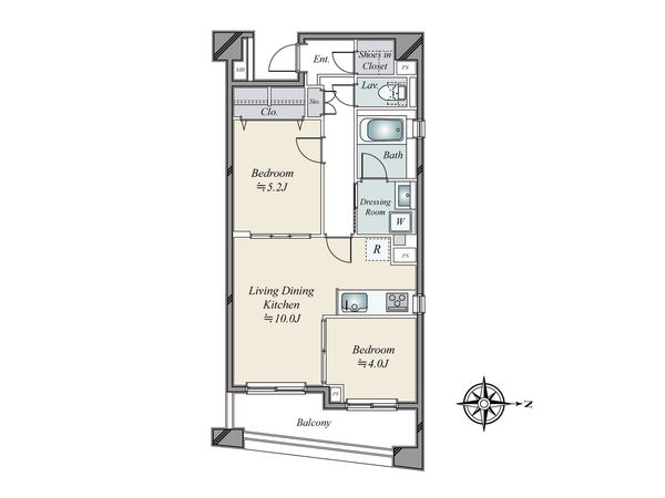 モンヴェール四谷 間取図(平面図) 間取図(平面図)