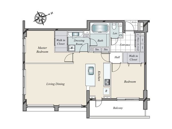 ディアナコート上原 間取図(平面図)