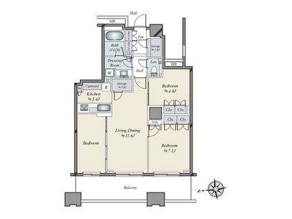 間取図(平面図)