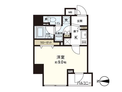 コンシェリア浜松町 TOKYO PREMIUM 間取図(平面図)