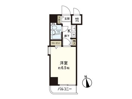 ライオンズマンション御徒町第5 間取図(平面図)