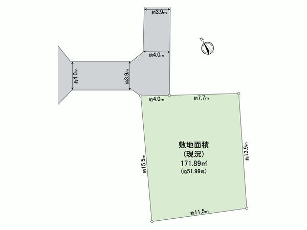 春日2丁目土地 区画図 春日2丁目土地 区画図