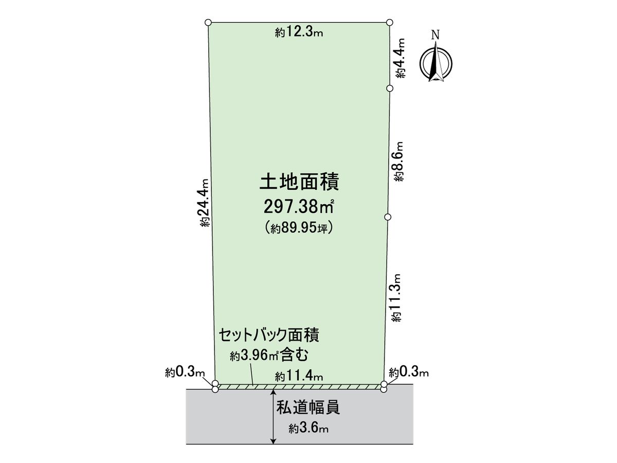 文京区西片一丁目土地 区画図 区画図