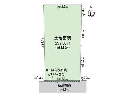 文京区西片一丁目土地 区画図