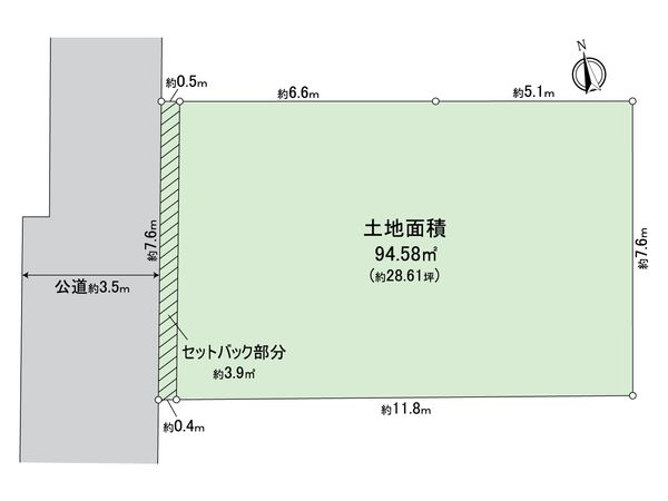 春日2丁目土地 区画図 区画図