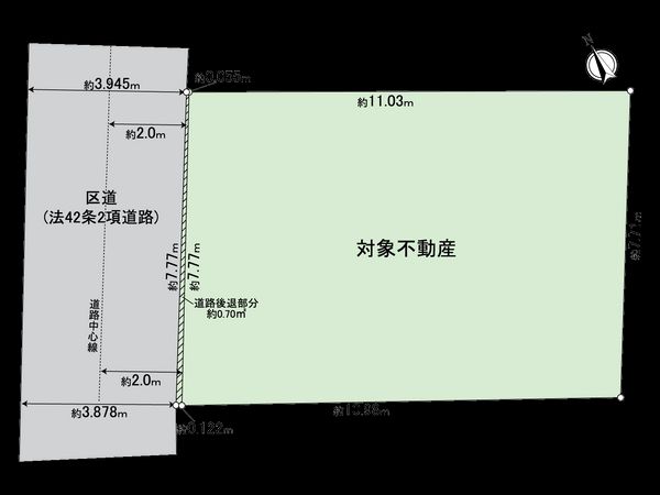 文京区春日2丁目 土地 区画図 文京区春日2丁目 土地 区画図