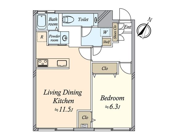 シャトー文京 間取図(平面図) 間取図(平面図)