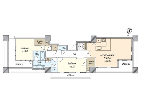 THE TOWER KOISHIKAWA 間取図(平面図) 間取図(平面図)