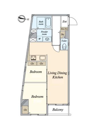 アールクレエ本郷 間取図(平面図)
