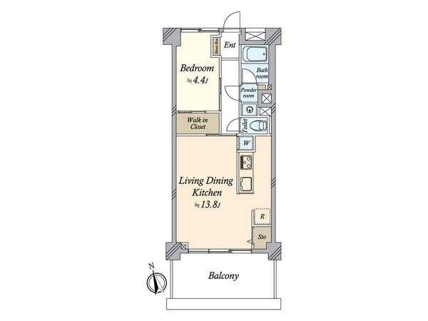湯島武蔵野マンション 間取図(平面図) 湯島武蔵野マンション 間取図(平面図)