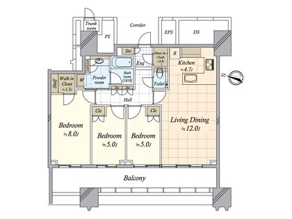 間取図(平面図)
