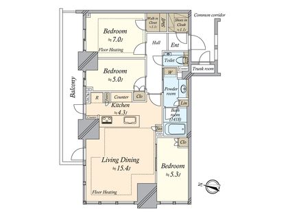 間取図(平面図)