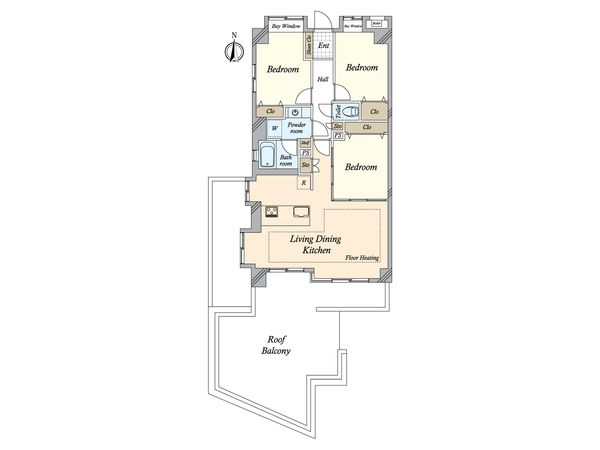 ライオンズガーデンヒルズ白山 間取図(平面図) ライオンズガーデンヒルズ白山 間取図(平面図)