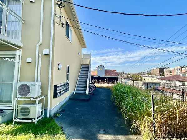 2階へのアプローチ