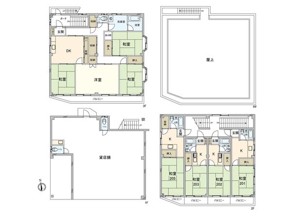 大倉ハイツ 間取図(平面図)