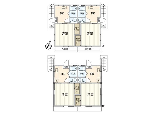 ハイム富岡 間取図(平面図) ハイム富岡 間取図(平面図)