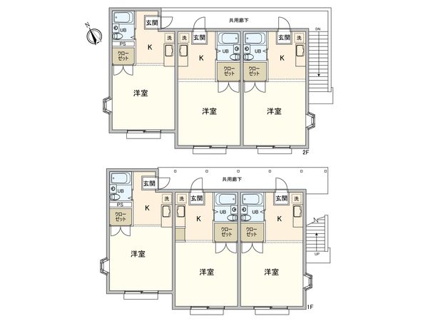 エステート辻堂Ⅱ 間取図(平面図) 間取図(平面図)