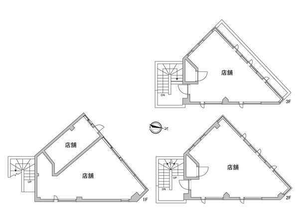 西村ビル 間取図(平面図) 西村ビル 間取図(平面図)