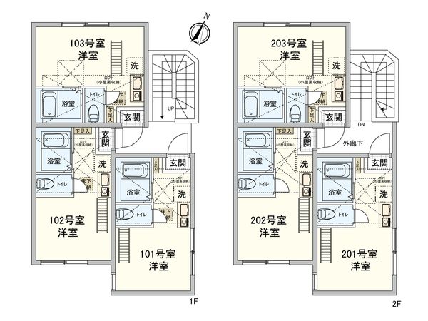 ヴェルサンテ横浜 間取図(平面図)