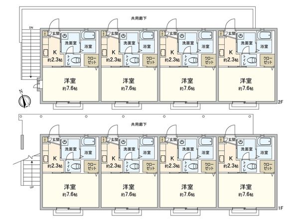 シャルマン反町 間取図(平面図)