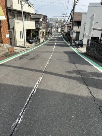 前面道路と周辺環境