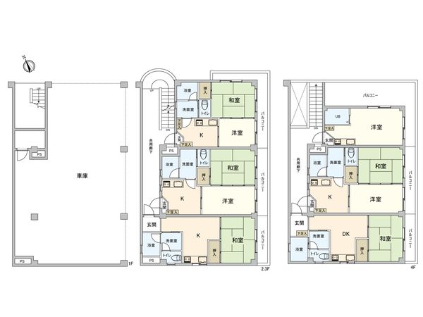 マンション来夢来人 間取図(平面図) マンション来夢来人 間取図(平面図)