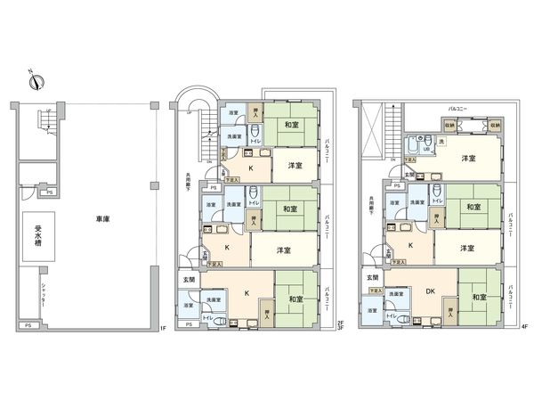 マンション来夢来人 間取図(平面図)
