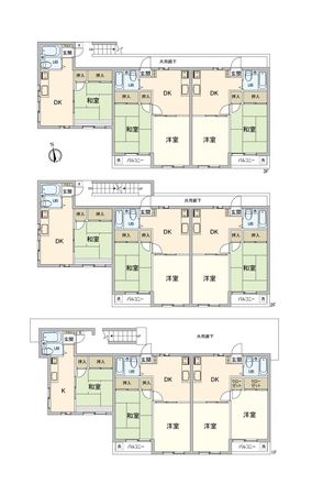 ハイツ神庭 間取図(平面図) ハイツ神庭 間取図(平面図)