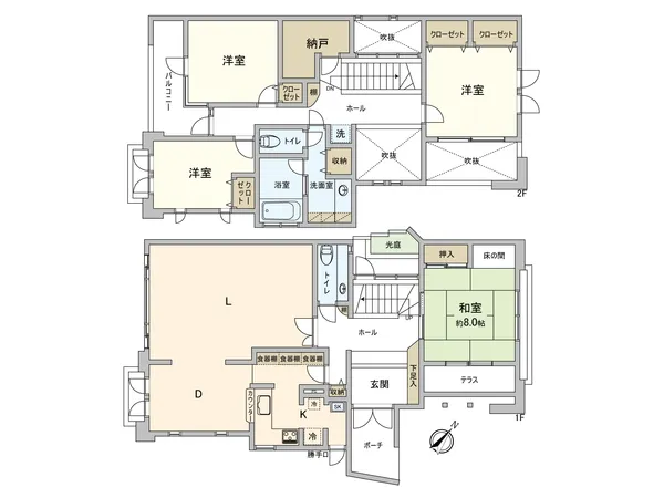 C棟間取図