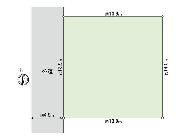 緑区東本郷3丁目(土地) 区画図 緑区東本郷3丁目(土地) 区画図