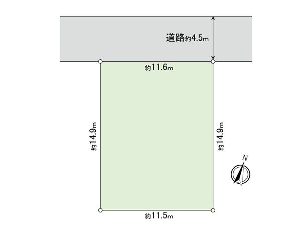 緑区東本郷3丁目(土地) 区画図
