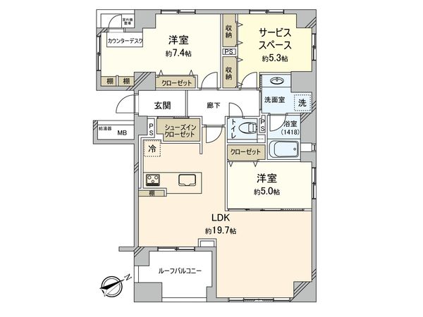 クレッセント新横浜イルドマーニ 間取図(平面図) クレッセント新横浜イルドマーニ 間取図(平面図)