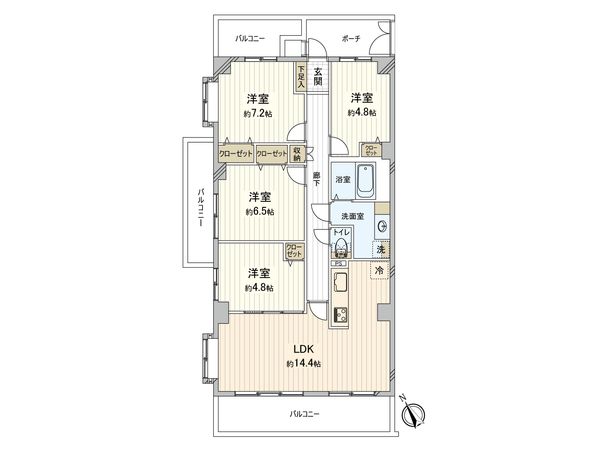 間取図(平面図)