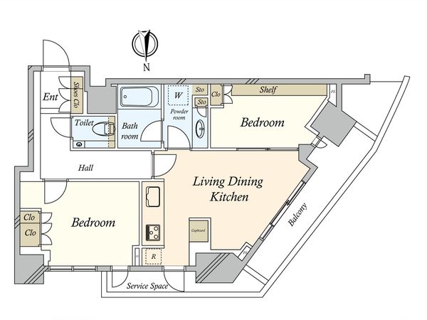 パークコート乃木坂ザ タワー 間取図(平面図) パークコート乃木坂ザ タワー 間取図(平面図)